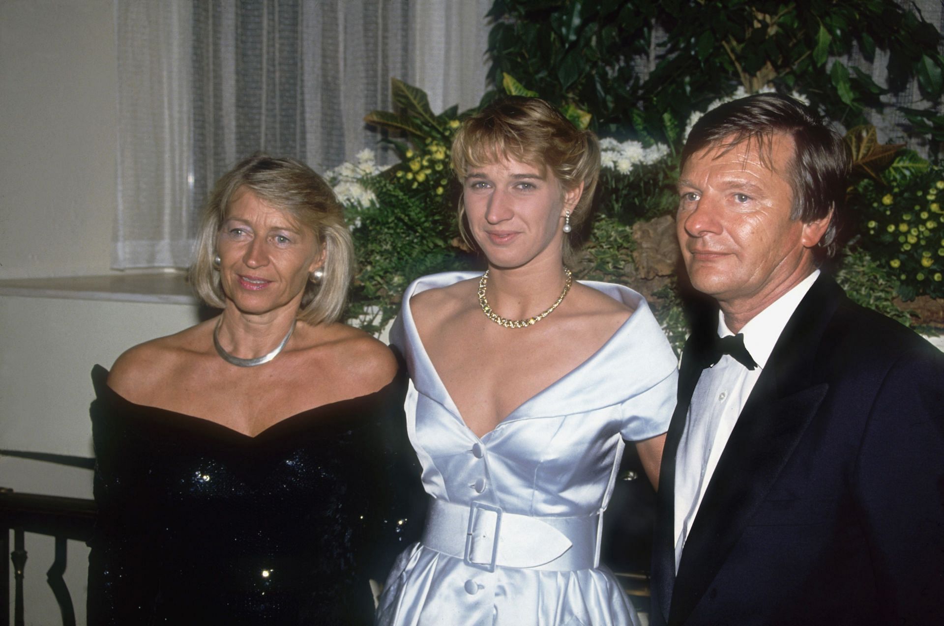 Steffi Graf with her parents - Source: Getty